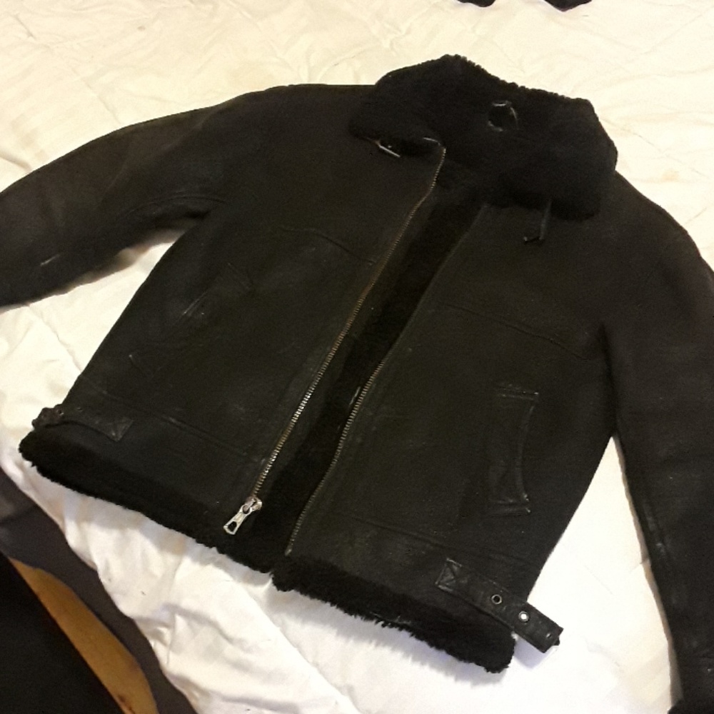 Vintage Shearling Bomber